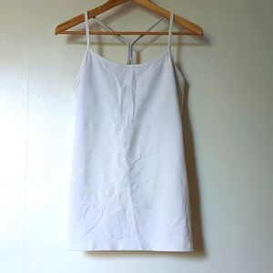 Lululemon Size 12 White Racer Back Tank Top